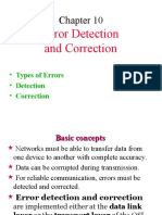 Error Detection and Correction Codes