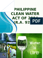 ESE 150 RA 9275 (Phil Clean Water Act & Its Implementing Rules & Regulations) .Nov13