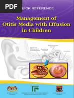 Management of Otitis Media With Effusion in Children: Quick Reference