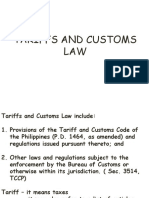 Tariffs and Customs Law