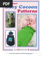 11 Baby Crochet Cocoon Patterns PDF