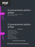 El Pensamiento Político Griego