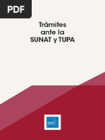 Trámites Ante La SUNAT y TUPA