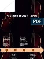 Benefits of Group Teaching