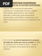 Cultura e Identidad Ecuatoriana 2