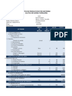 Costos de Producción Avena Forrajera Semimecanizado