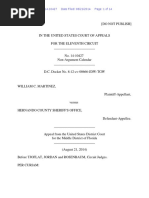 William C. Martinez v. Hernando County Sheriff's Office, 11th Cir. (2014)