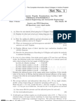 r05220304 Thermal Engineering I