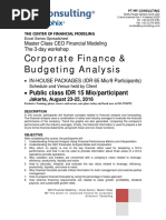 MY Consulting: Corporate Finance & Budgeting Analysis