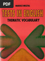 Tests in English Thematic Vocabulary