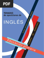 Temario de Oposiciones De: Inglés