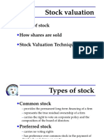 FM - 5. Stock Valuation MBA