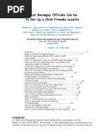 Setting-Up A Child-Friendly Barangay