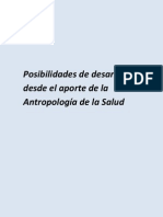 El Desarrollo Desde El Aporte de La Antropología de La Salud