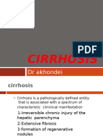 Cirrhosis: DR Akhondei