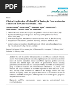 Molecules: Clinical Application of Microrna Testing in Neuroendocrine Tumors of The Gastrointestinal Tract