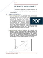 Curvas Caracteristicas - Voltaje - Corriente