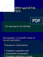 Demography and Vital Statistics-Handout Kuliah