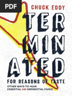 Terminated For Reasons of Taste by Chuck Eddy