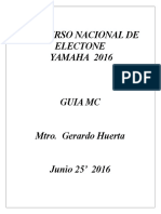 Guía de M.C. Final Concurso Electone 2016