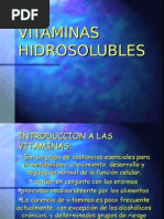 Vitaminas Hidrosolubles