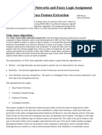 EC1124 - Neural Networks and Fuzzy Logic Assignment Face Feature Extraction