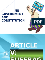 Philippine Government AND Constitution