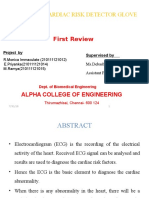 Design of Cardiac Risk Detector Glove: First Review