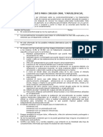 Consentimiento para Cirugía Oral y Maxilofacial