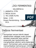 TEKNOLOGI FERMENTASI