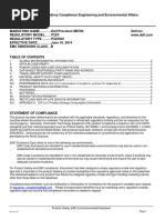 Dell Precision M6700, P22F, P22F001, DeLL Regulatory and Environmental Datasheet