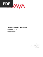 Avaya Call Recording End User Guide