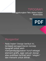 Tipografi - Dasar Dan Pengenalan