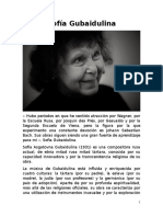 Vida de Sofia Gubaidulina