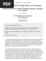 Richard S. SILVERA, Plaintiff-Appellee-Cross-Appellant, v. ORANGE COUNTY SCHOOL BOARD, Defendant-Appellant-Cross-Appellee