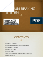 Vacuum Braking System