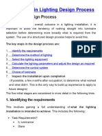 7 Key Steps in Lighting Design Process