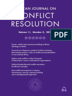 African Journal On Conflict Resolution PDF