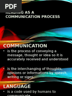 Reading As A Communication Process