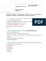 Teste de Microeconomia Demanda e Oferta