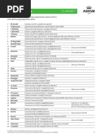 ARSM Clarinet Repertoire 2017 Onwards