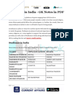 Stadiums in India in PDF