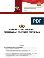 Buku Rencana Aksi 100 Hari Penjabaran Program Promoter