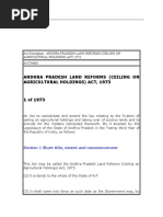 Andhra Pradesh Land Reforms (Ceiling On Agricultural Holdings) Act, 1973