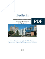 2016 Engineering ManagementMSc Bulletin