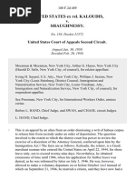 United States Ex Rel. Kaloudis v. Shaughnessy, 180 F.2d 489, 2d Cir. (1950)