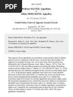 William Mayer v. Julius Moeykens, 494 F.2d 855, 2d Cir. (1974)