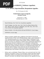 Willie Lee Kirksey v. E. W. Jones, Superintendent, 673 F.2d 58, 2d Cir. (1982)