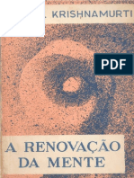 A Renovação Da Mente - Krishnamurti