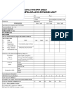 Metal Bellows Datasheet